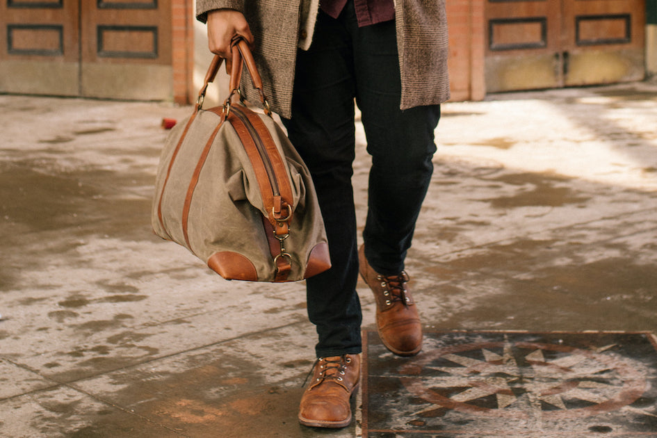 The Twain By Korchmar - Waxed Canvas Weekender Duffel Bag