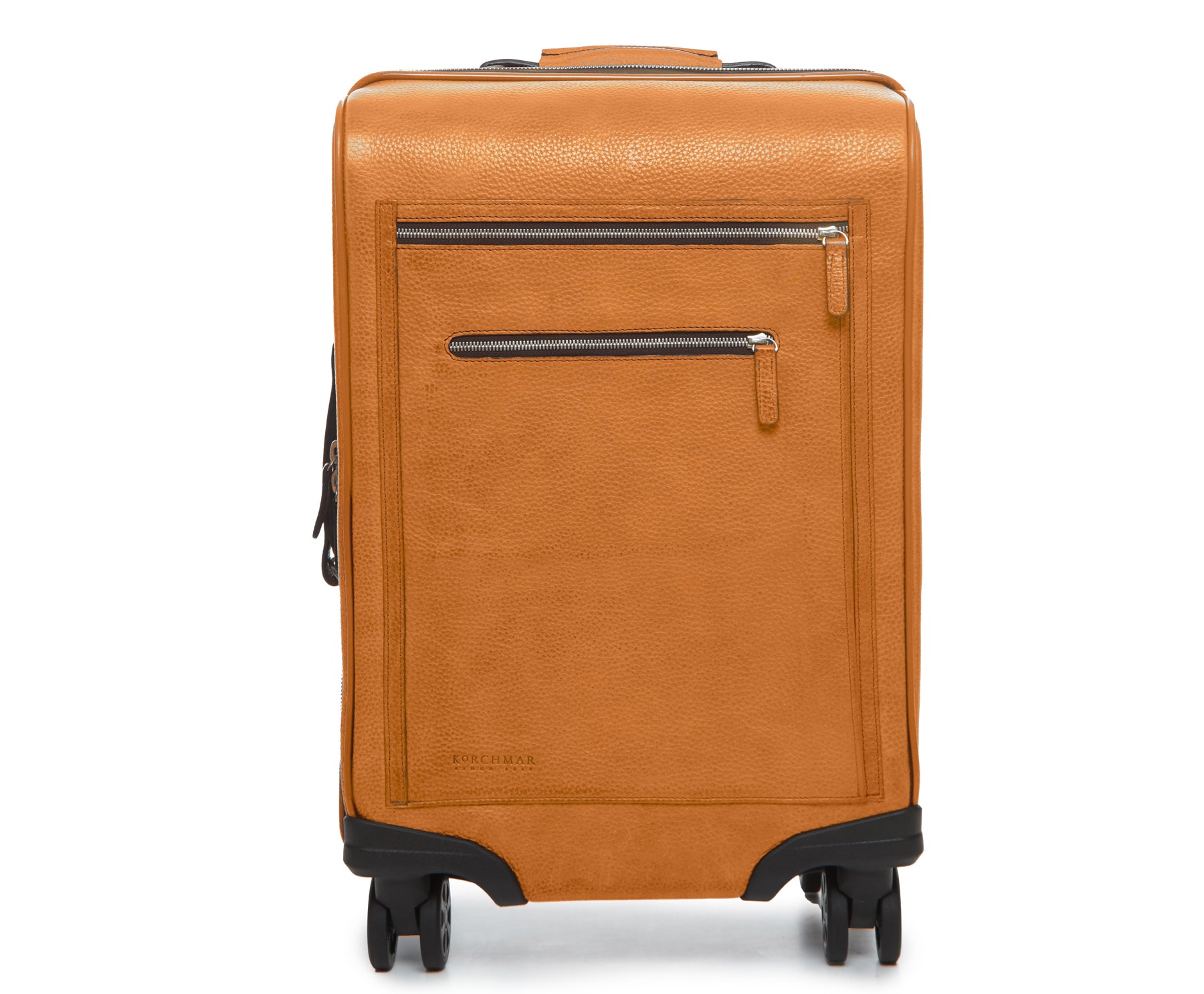 Leather carry on roller luggage deals