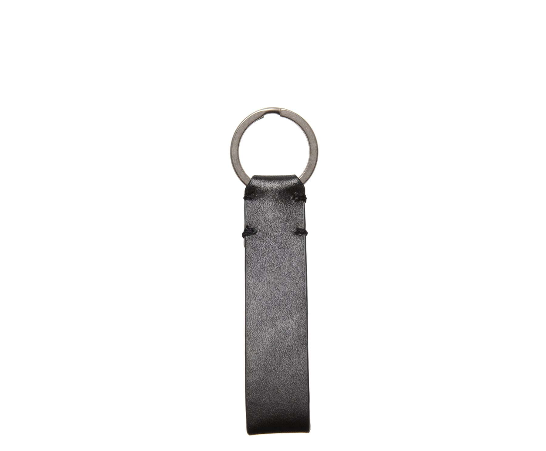 Arthur by Korchmar - Full Grain Leather Snap Loop Key Chain Leather / Brown / 5 x 1.25
